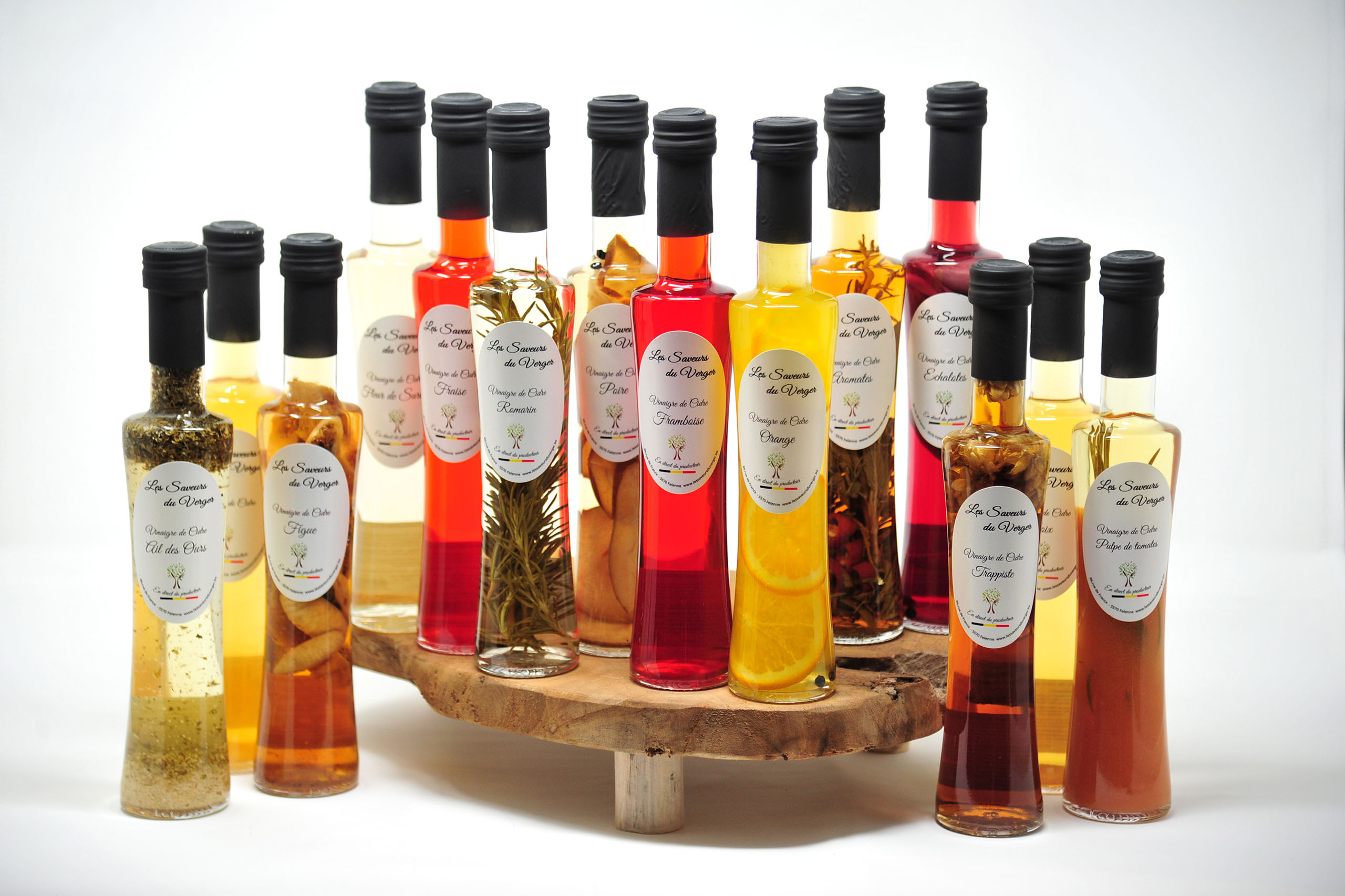 Vinaigres de cidre aromatisés